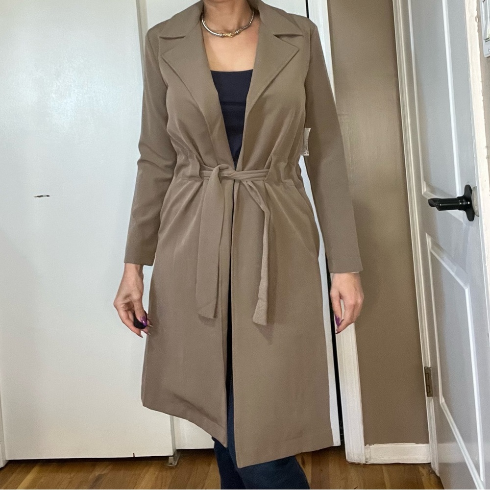 Charlotte Russe Brown Trench Coat